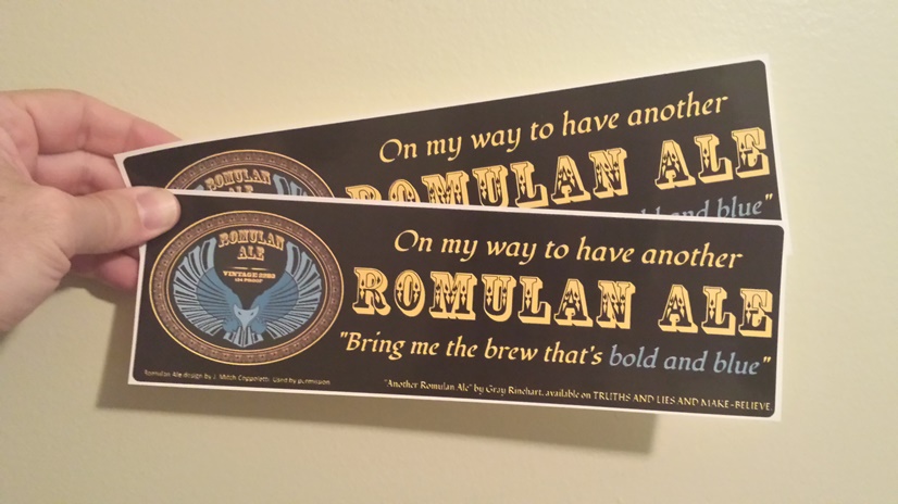 Another Romulan Ale Bumper Stickers